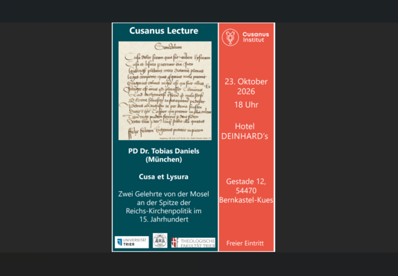 Cusanus-Lecture
