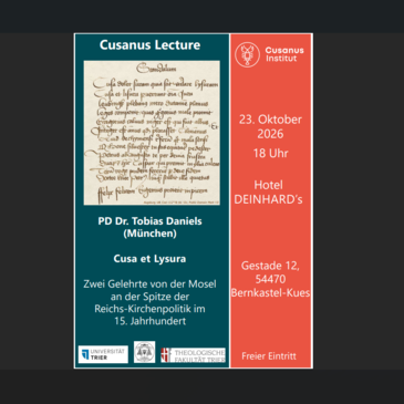 Cusanus-Lecture