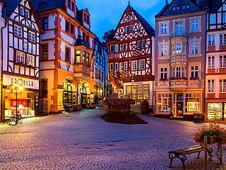 Marktplatz im Abendlicht