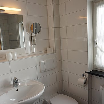 Teilansicht Badezimmer Schloßberg