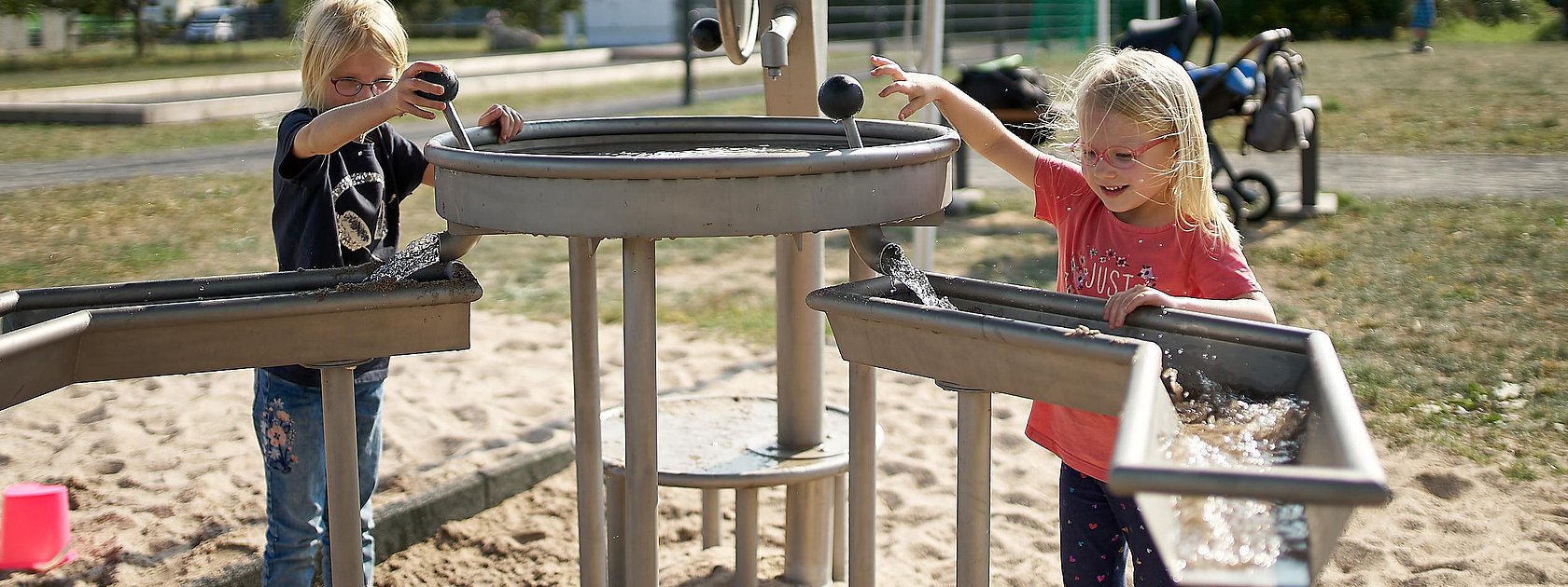 Wasserspielplatz Mehrgenerationenpark Osann-Monzel