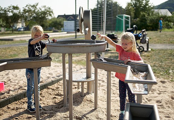 Wasserspielplatz Mehrgenerationenpark Osann-Monzel