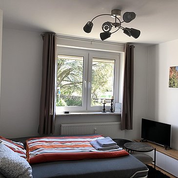5Wohnzimmer mit Schlafsofa