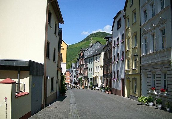 Blick Straße abwärts