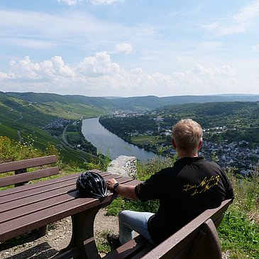 Aussicht auf Wehlen und das Moseltal