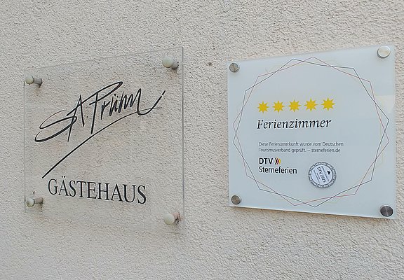 DTV-5Sterne-Hausschild