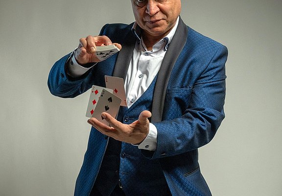Zauberer Hamid Mostofi