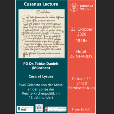Cusanus Lecture