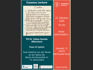 Cusanus Lecture