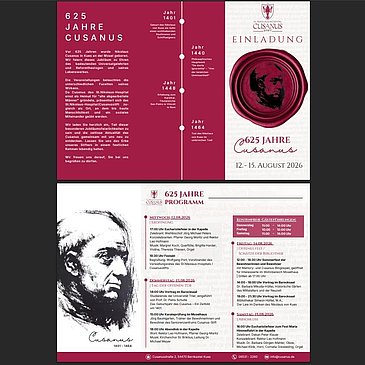 Flyer 625 Jahre Cusanus