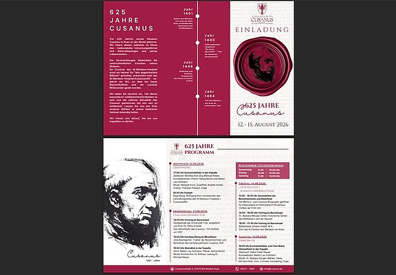 Flyer 625 Jahre Cusanus