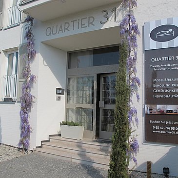 Eingang zum Quartier