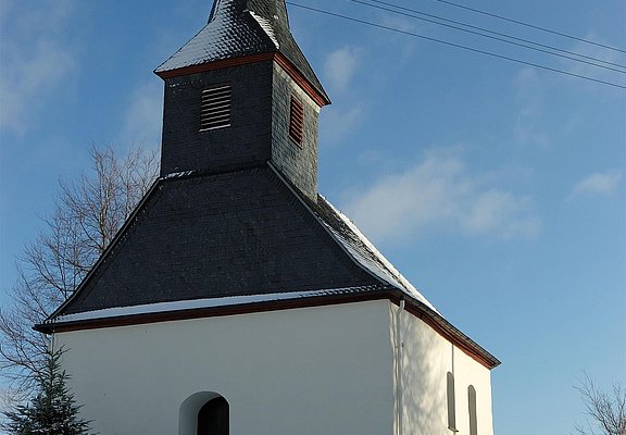 Kapelle im Winter Oberkleinich