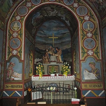 Fersken in der Waldkapelle Erden