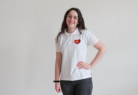 Poloshirt weiß Damen