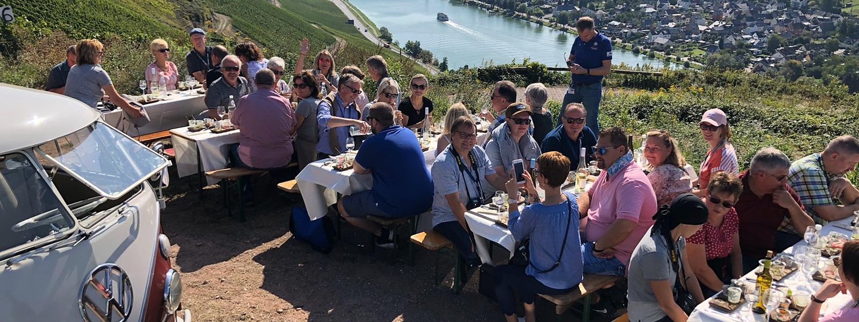 Bus Tour durch die Moselweinberge