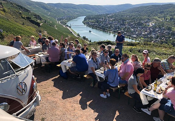 Bus Tour durch die Moselweinberge