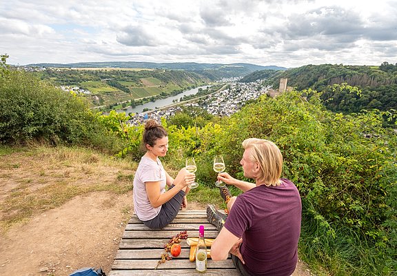 Rast auf dem Schlossberg Kobern