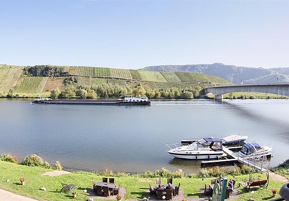 Blick aus den Zimmern mit Balkon