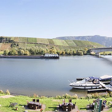 Blick aus den Zimmern mit Balkon