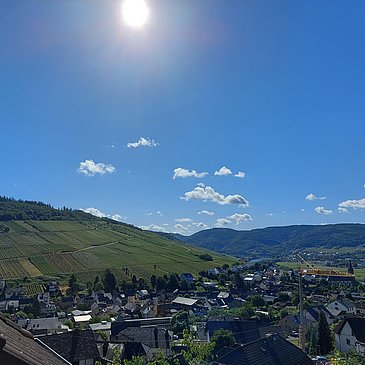 Aussicht von der  Südloggia