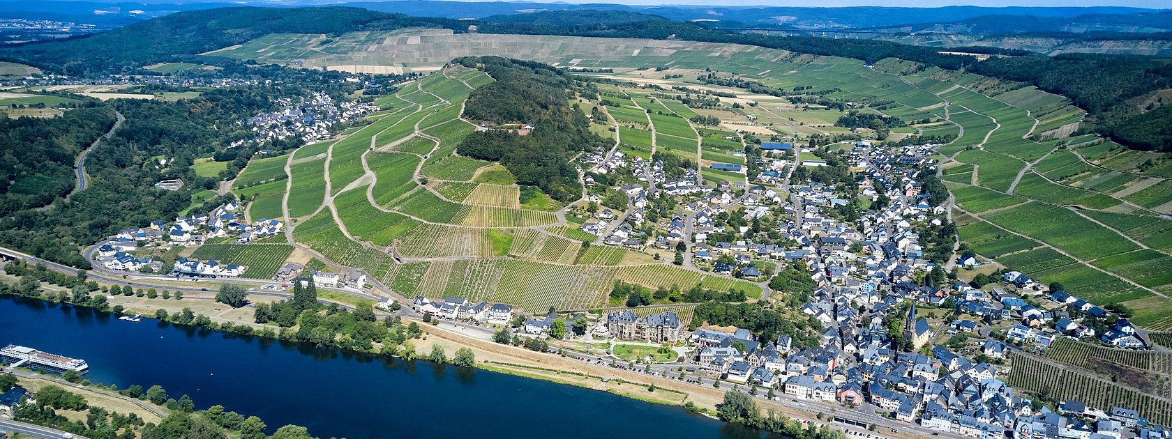 Aussicht auf Mittelmosel Umlaufberge