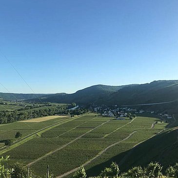 schöner Ausblick auf das Tal