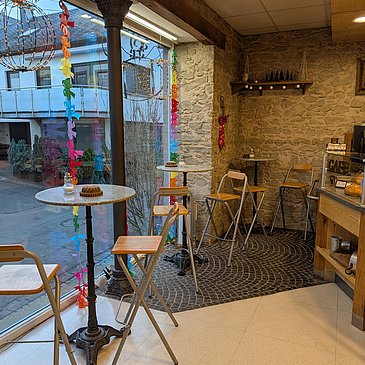 Bäckerei Ostermann Sitzmöglichkeiten
