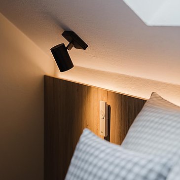 Bett in Suite