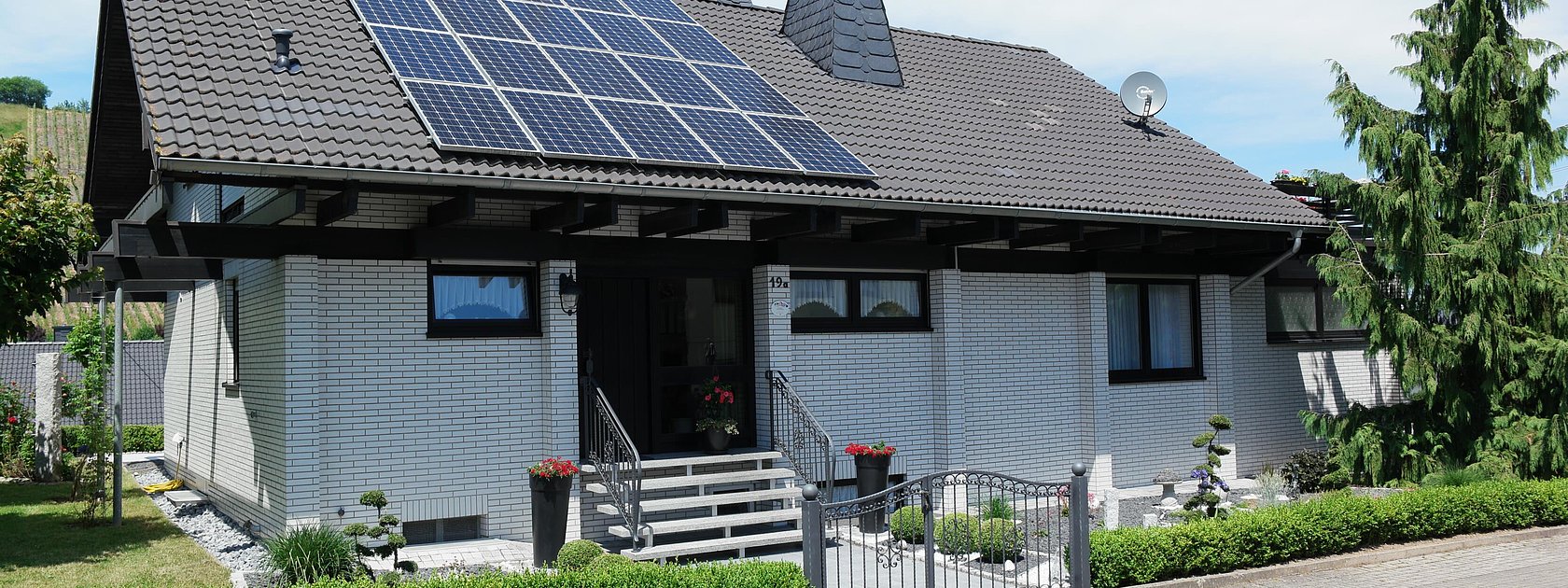 Frontansicht Haus