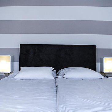 Boxspringbett in "Bratenhöfchen" Ferienwohnung