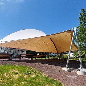Kurgastzentrum mit Klimapavillon