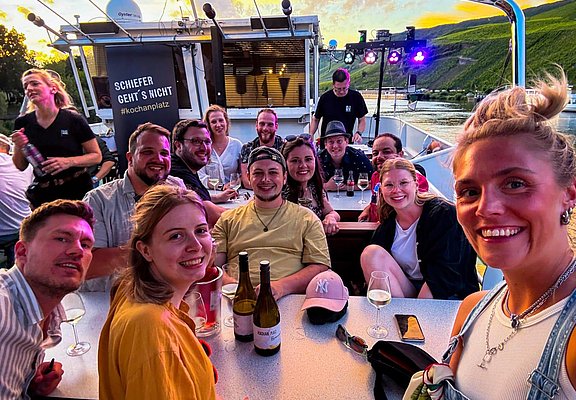 Winzer BBQ auf dem Schiff