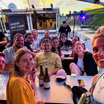 Winzer BBQ auf dem Schiff