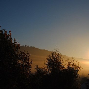 Ansicht Landschaft bei Nacht