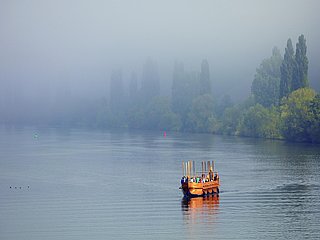 Weinschiff auf der Mosel