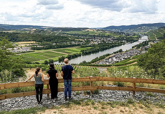 Ausblick von der schönsten Weinsicht Lieser